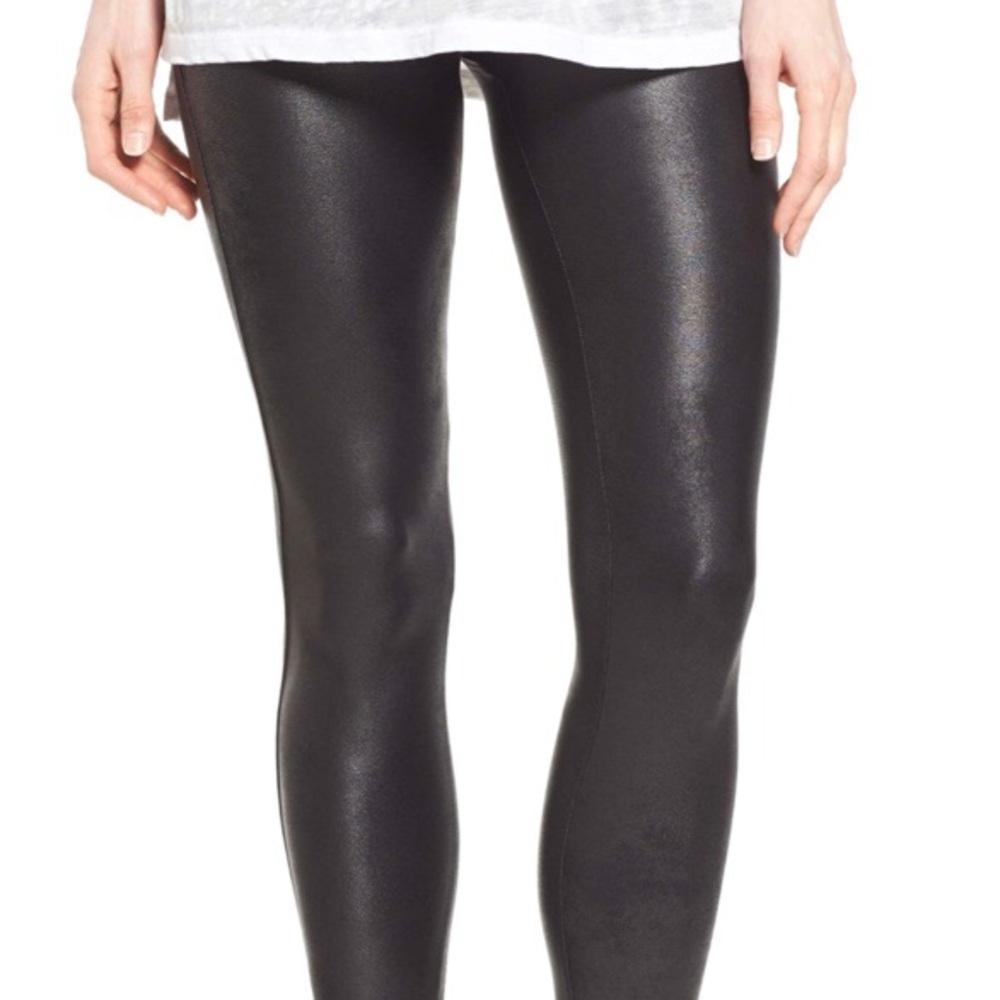 SPANX Faux Leather Leggings NWOT
